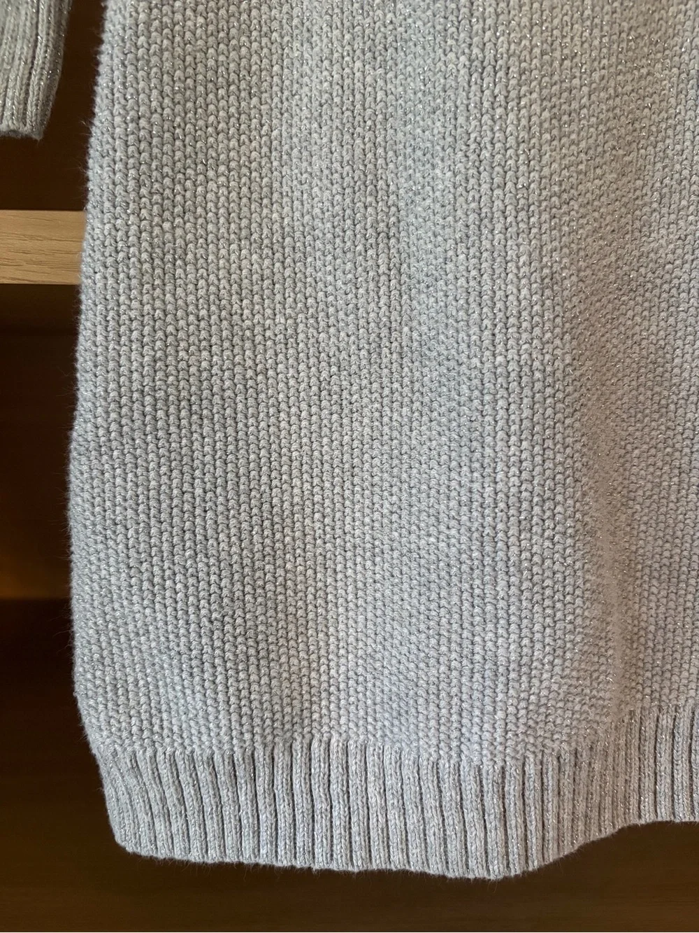 Old Navy•Girls’ Toddler Cowl Turtle Neck Sweater Dress | Grey/Silver | 3T